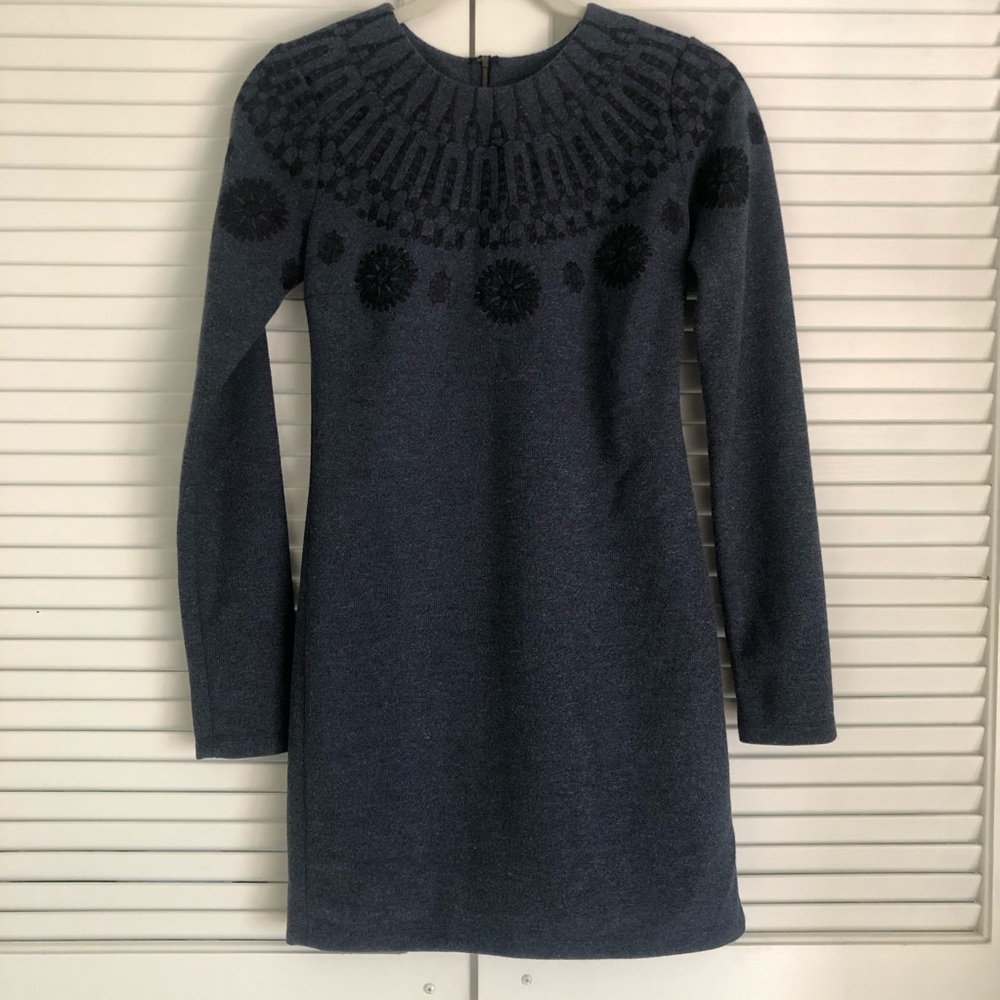 NWT Plenty by Tracy Reese Blue Bodycon Mini Dress